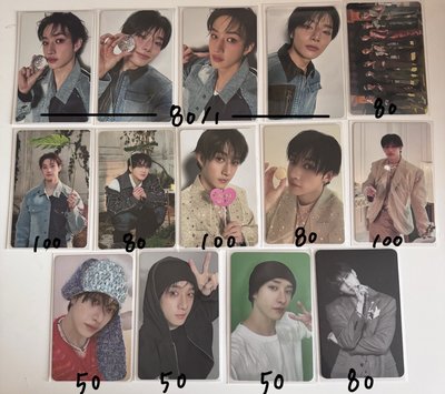 2024年曆整套 無日記本 全員小卡皆有