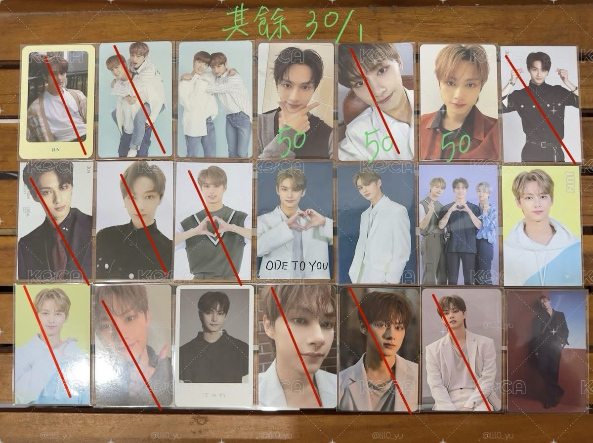 seventeen Jun 文俊輝小卡（買五張送一張30元的卡自選）少量woozi