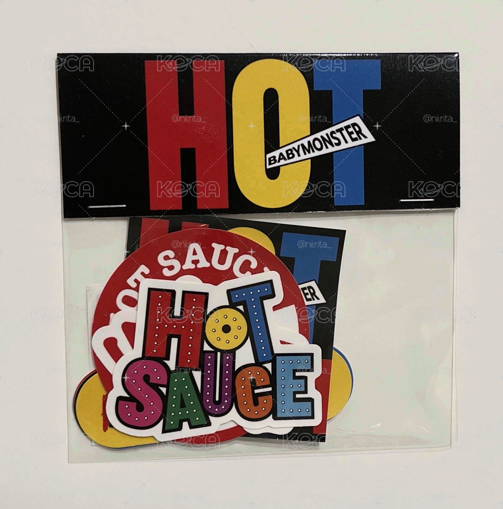 全新未拆HOT SAUCE貼紙組