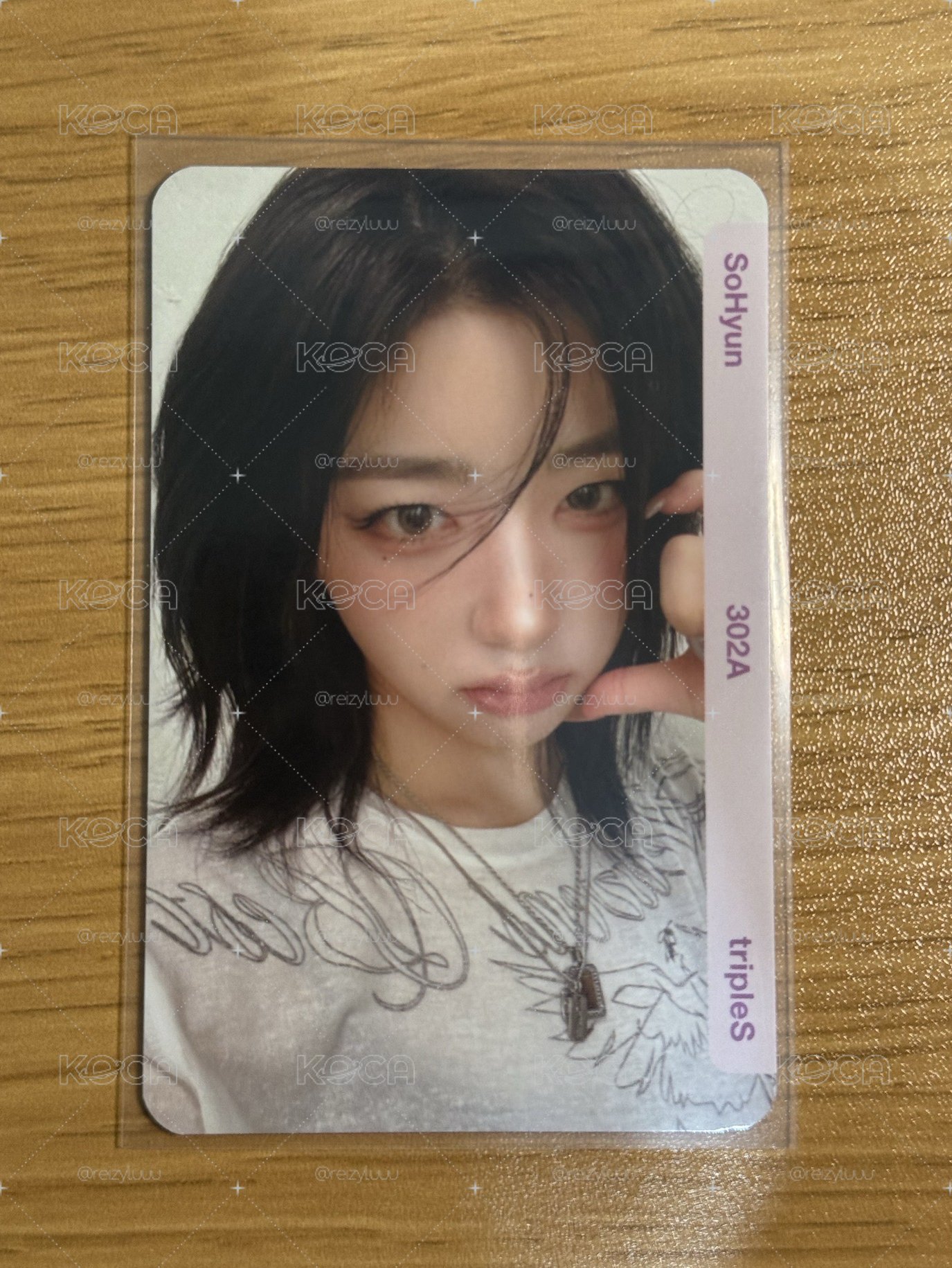 tripleS msnz Sohyun BB302A 實體卡 朴昭玹