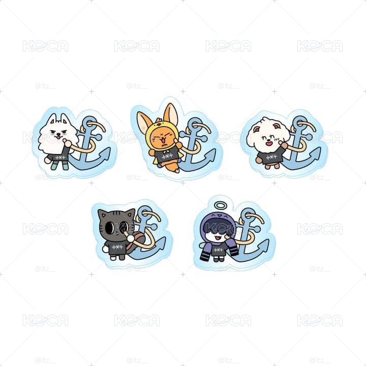 TXT ppulbatu 角巴兔日巡場限徽章-神奈川船錨⚓️