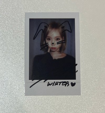 aespa Winter 星河拍利得 特典 小卡