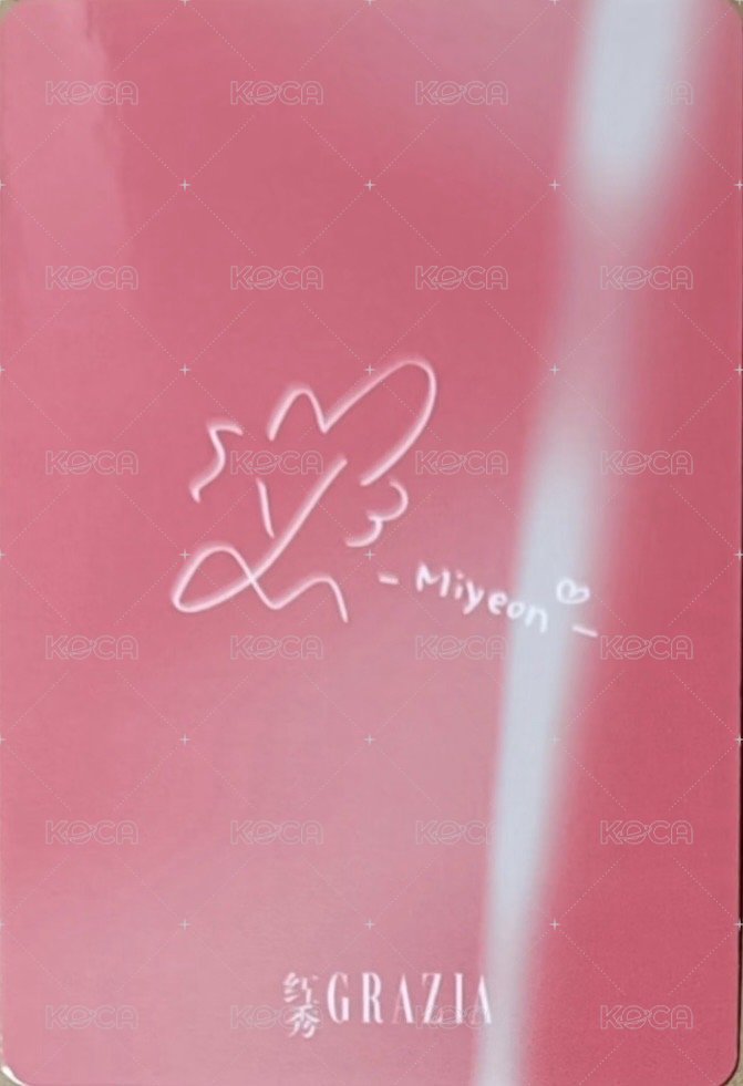 紅秀雜誌 雜誌卡  背面