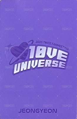 25FM   入場卡 / 場限卡  背面