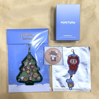 MINITEEN 漢手燈頭/燦徽章/率聖誕吊飾/聖誕搖搖吊飾