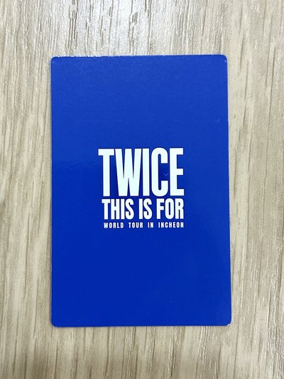 子瑜 六巡仁川場DAY1限定入場卡