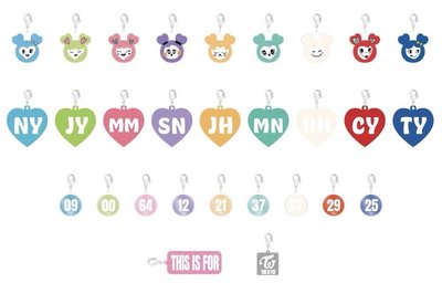 SANA 日本六巡場週手環鑰匙圈吊飾