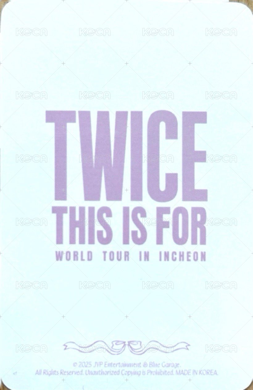 六巡 周邊卡 仁川場週卡冊卡 背面