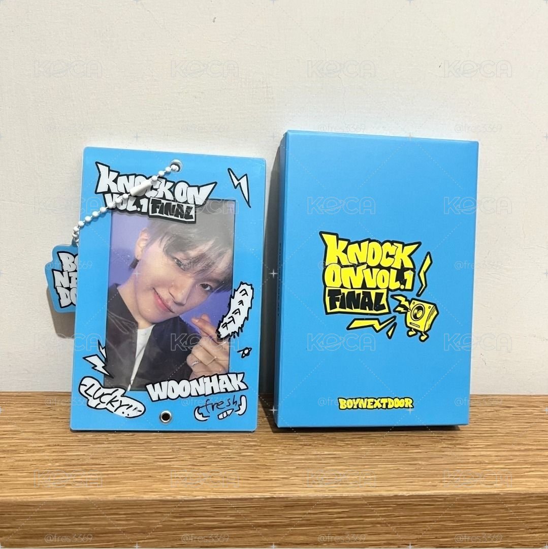 ［全新］BOYNEXTDOOR KNOCK ON FINAL壓克力 小卡吊飾 泰山 雲鶴 weverse