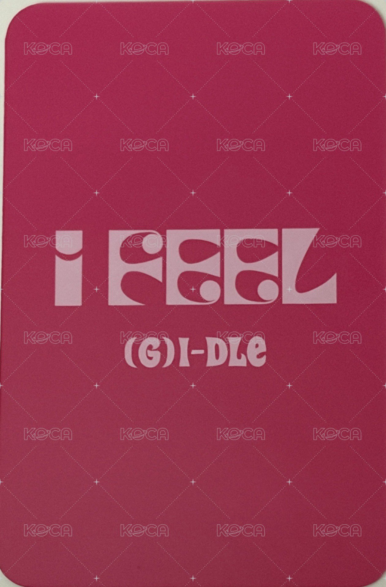 I feel mumo 特典卡  背面