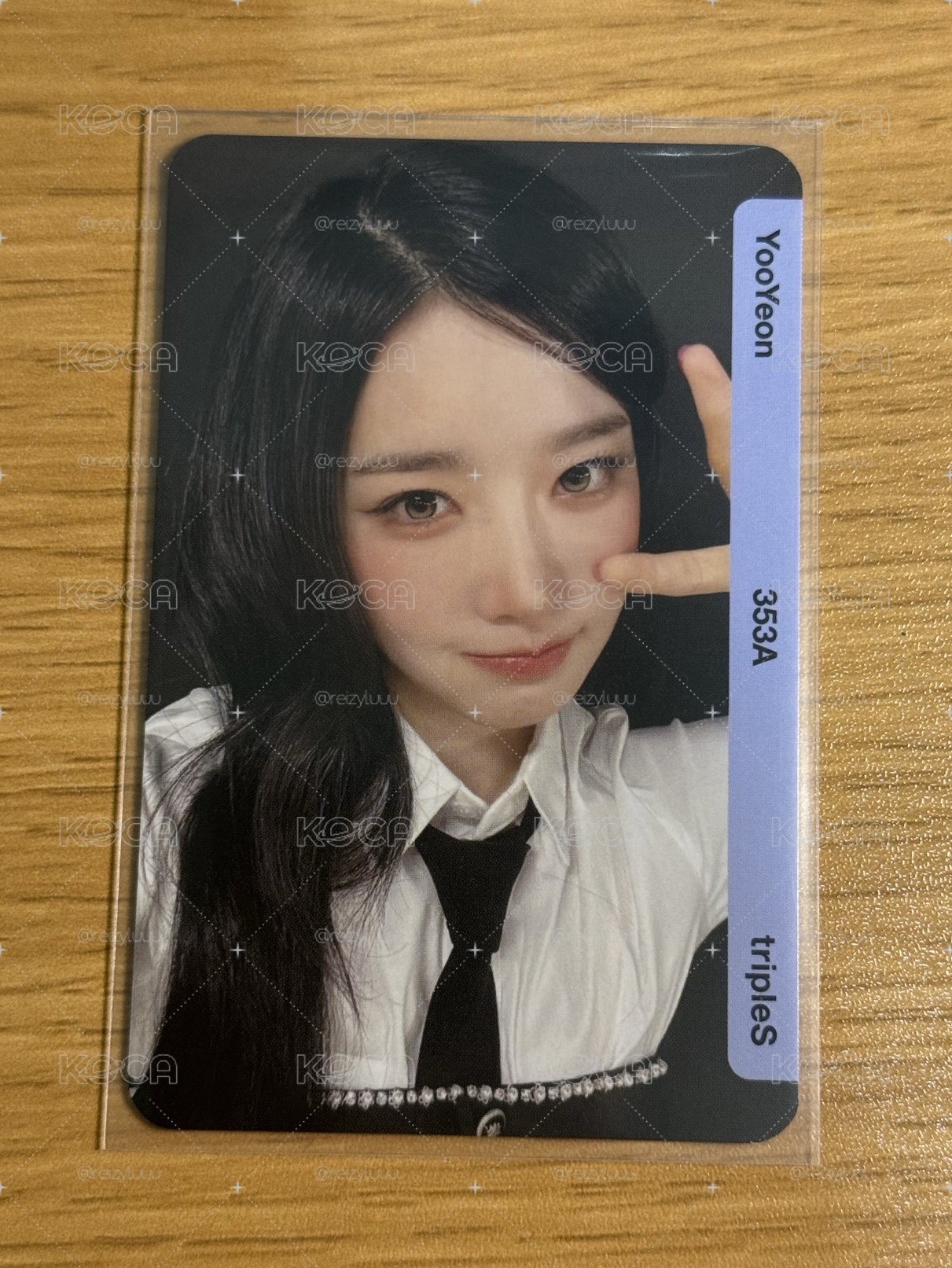 tripleS Alphie Yooyeon 金琉然 AA353A 實體卡 入場卡