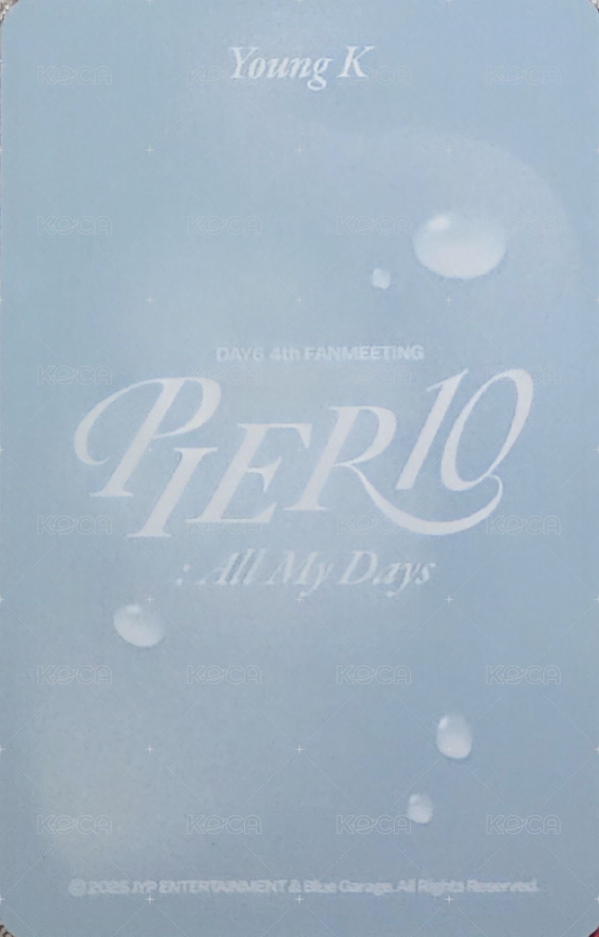 4th FM 隨機卡  背面