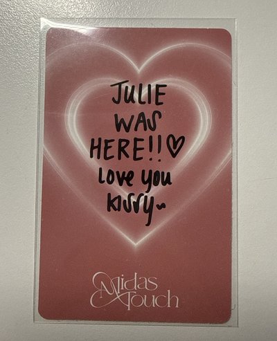 單曲一點石成金 專輯卡 