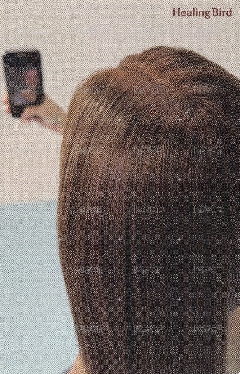 Healing bird 代言卡 自拍 背面