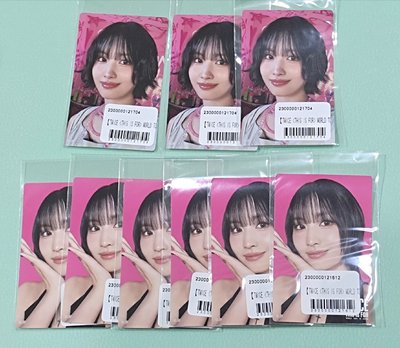 桃 小卡 特典 明信片 幸運卡