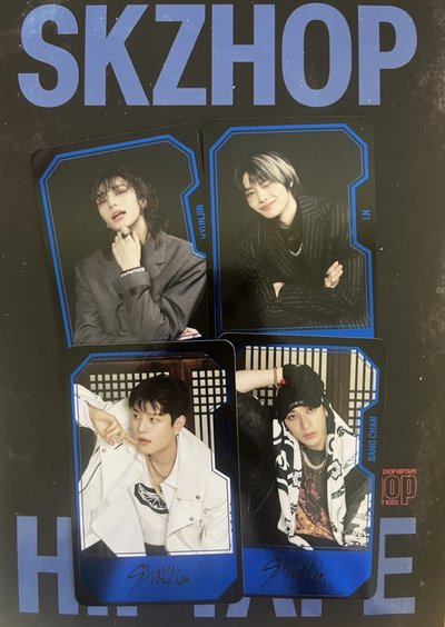 stray kids 合（HOP)已拆專含4張小卡