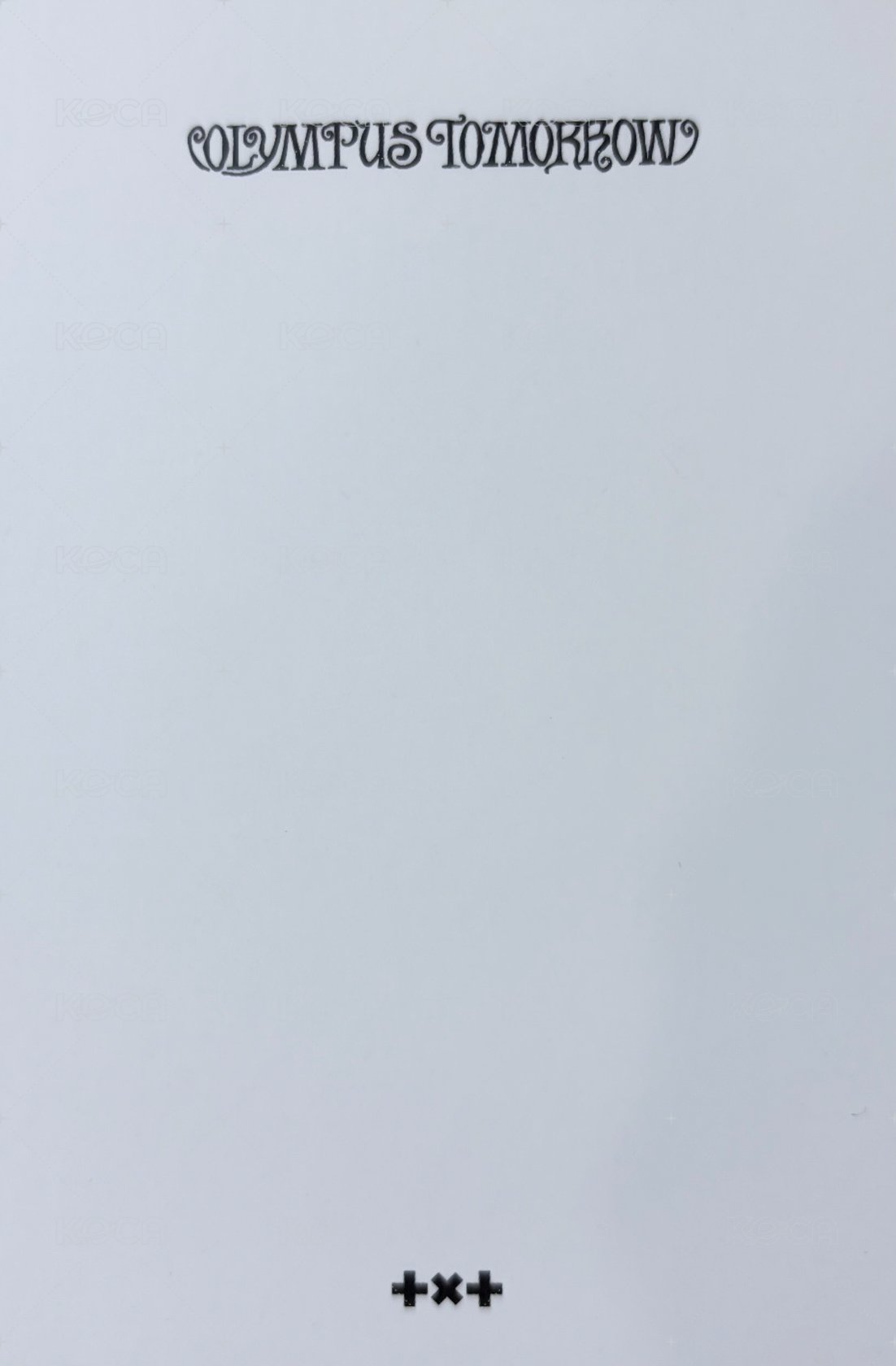 26年曆 QQ音樂 特典 明信片  背面