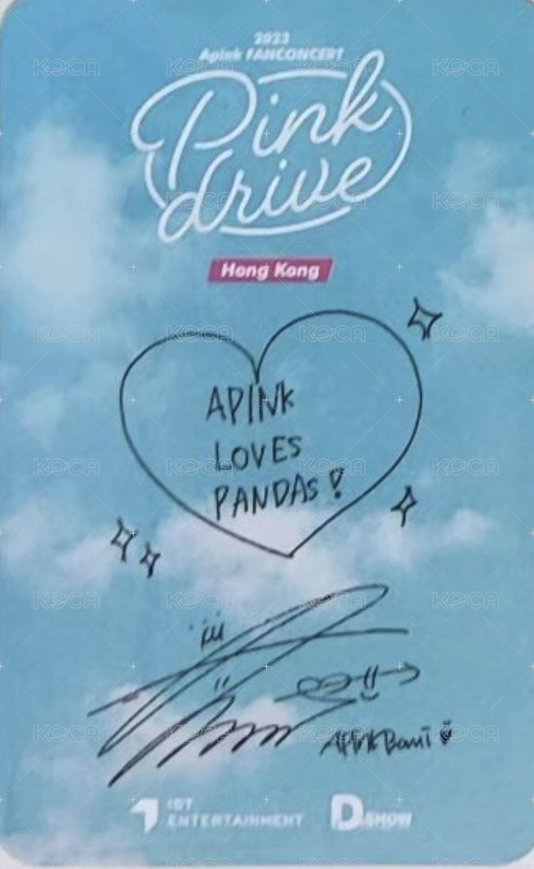 23 fancon 香港場 入場卡 / 場限卡  背面