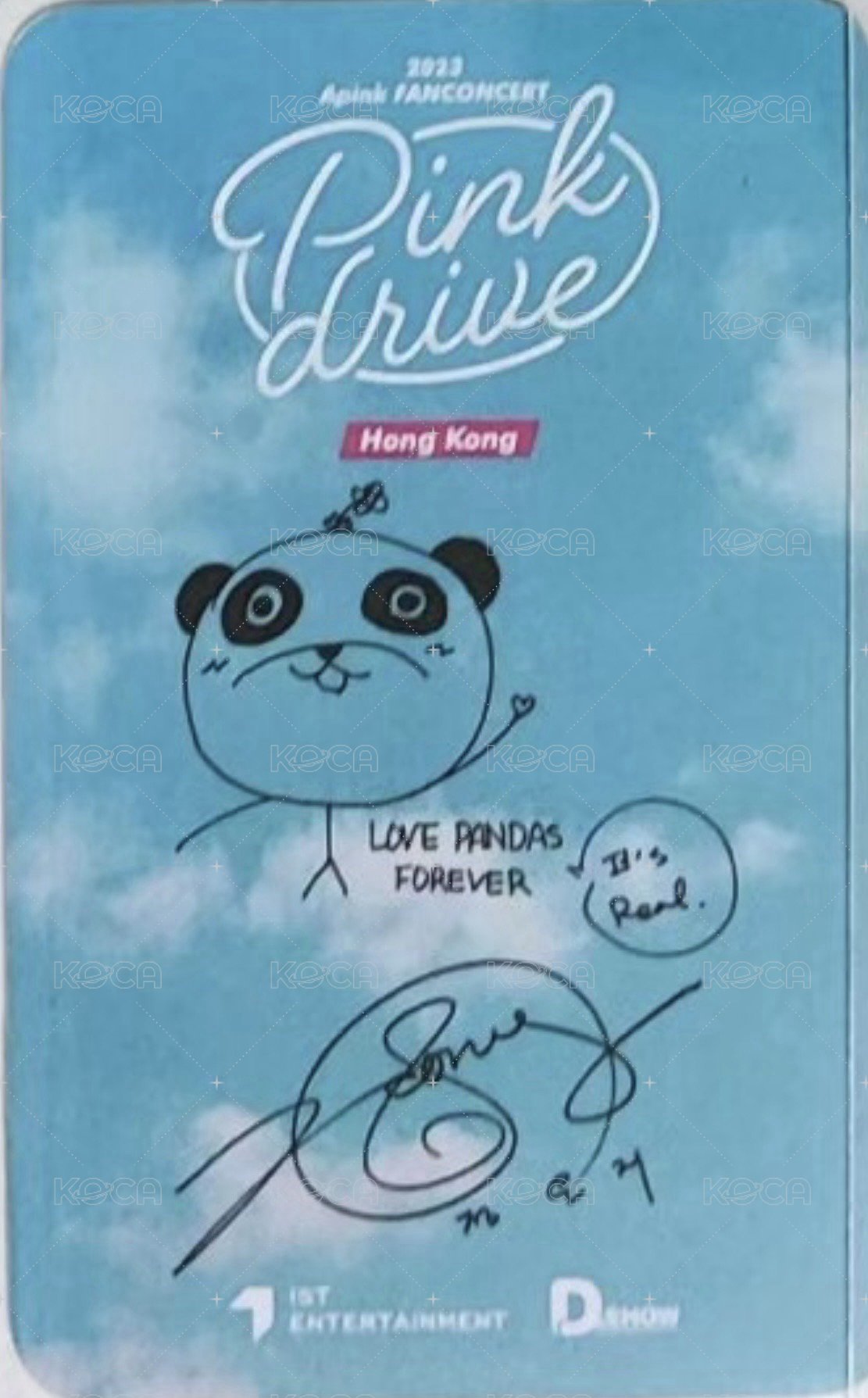 23 fancon 香港場 入場卡 / 場限卡  背面
