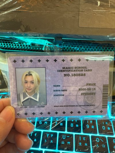 skz felix4th FM 入場卡 / 場限卡 ID卡