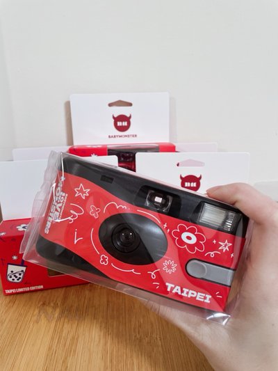 BABYMONSTER 台北FC限定 即可拍 一次性底片相機