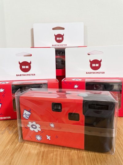 BABYMONSTER 台北FC限定 即可拍 一次性底片相機