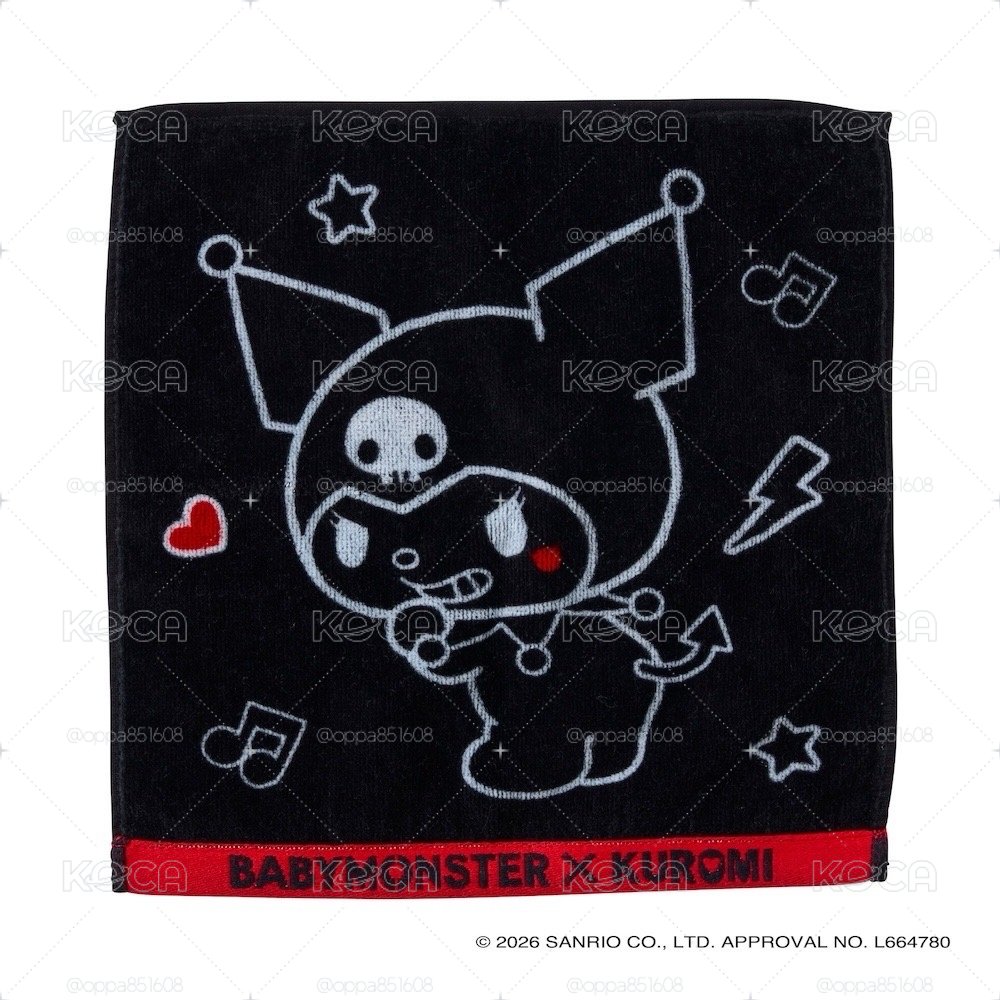 BABYMONSTER X Kuromi 酷洛米 毛巾