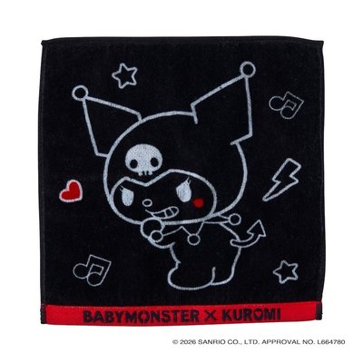 BABYMONSTER X Kuromi 酷洛米 毛巾