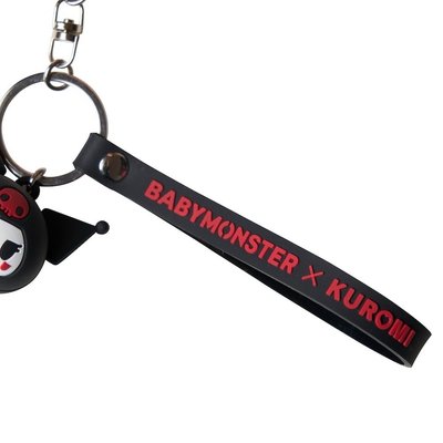 BABYMONSTER X Kuromi 酷洛米 吊飾PVC吊飾橡膠吊飾鑰匙圈