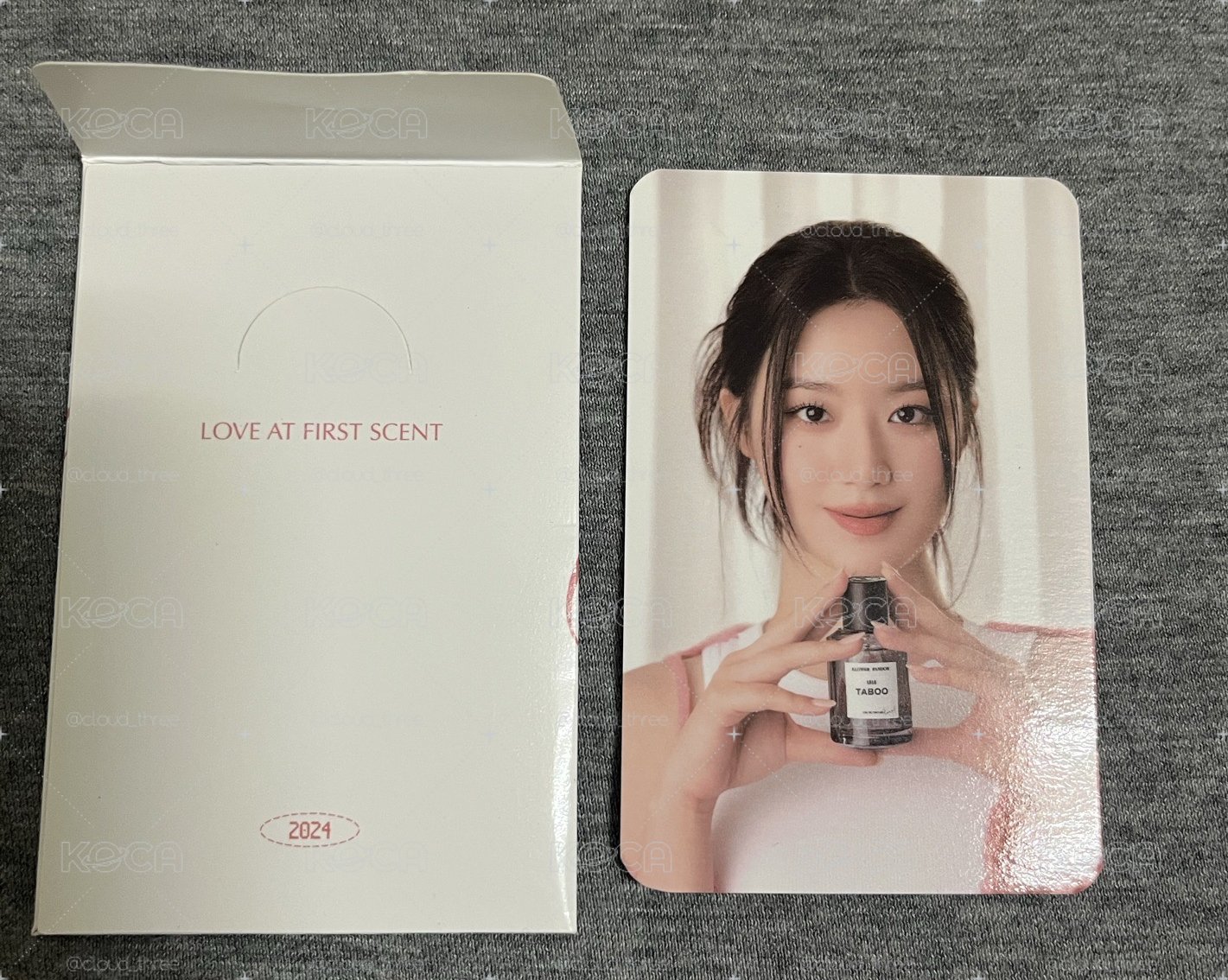 葉舒華 台灣香水代言小卡
