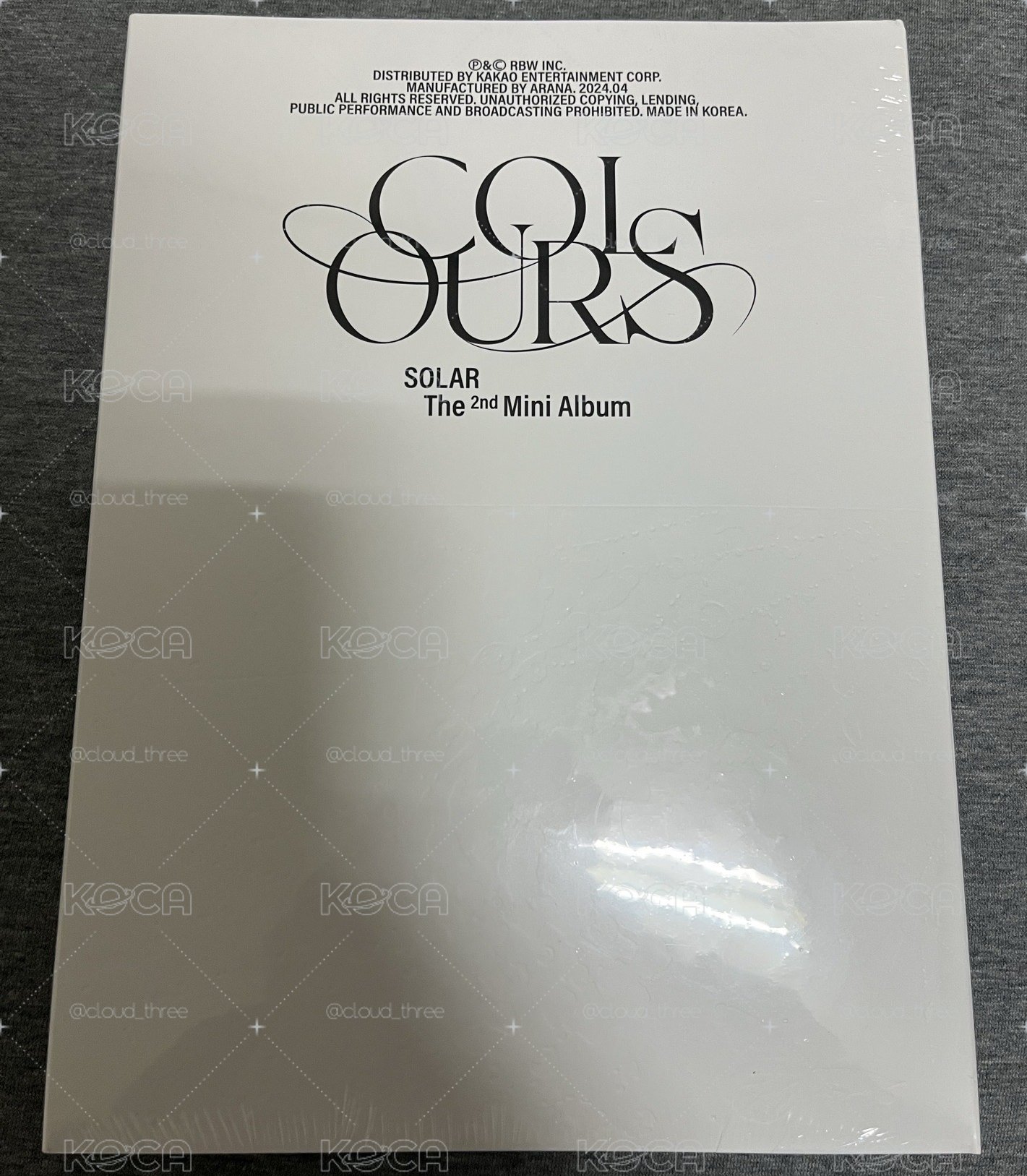 金容仙 頌樂 COLOURS專輯