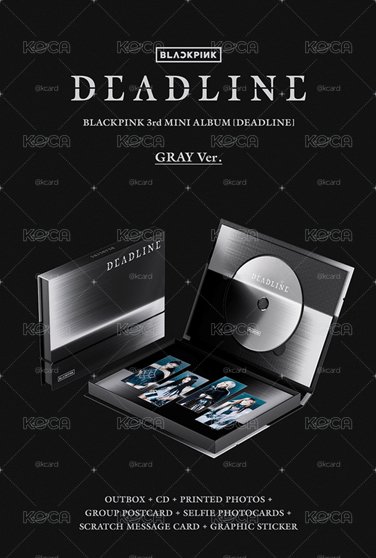 現貨 BLACKPINK DEADLINE GRAY專輯