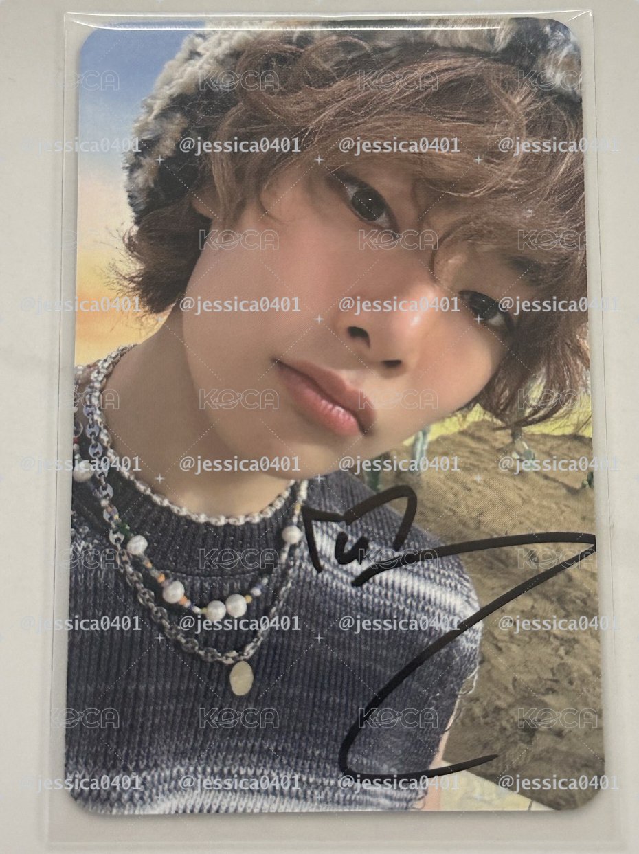 [快閃店親簽］Stray Kids 梁精寅 INATE sw 線下快閃幸運卡 簽名卡 