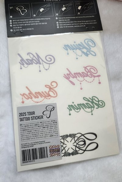 PLAVE MMMM娃包、卡套、25巡演徽章、紋身貼紙