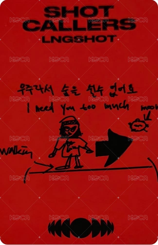 迷你一 專輯卡 Standard Ver. 背面