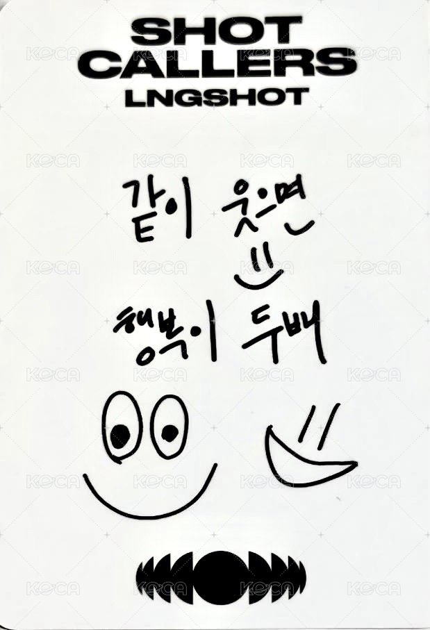 迷你一 專輯卡 Standard Ver.  背面