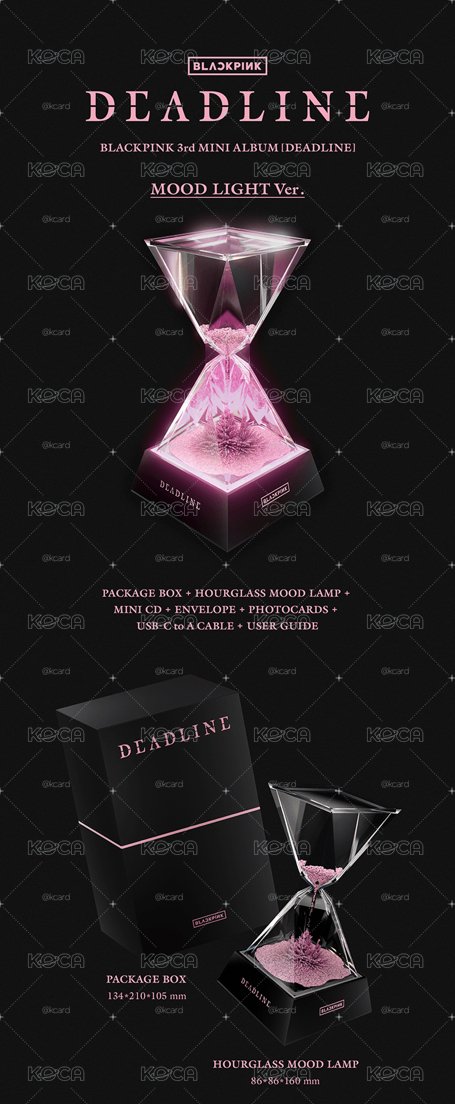現貨 全新未拆 BLACKPINK DEADLINE 沙漏專輯