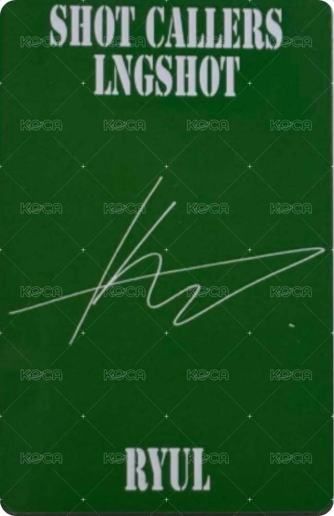 迷你一 專輯卡 Magazine Ver. 背面