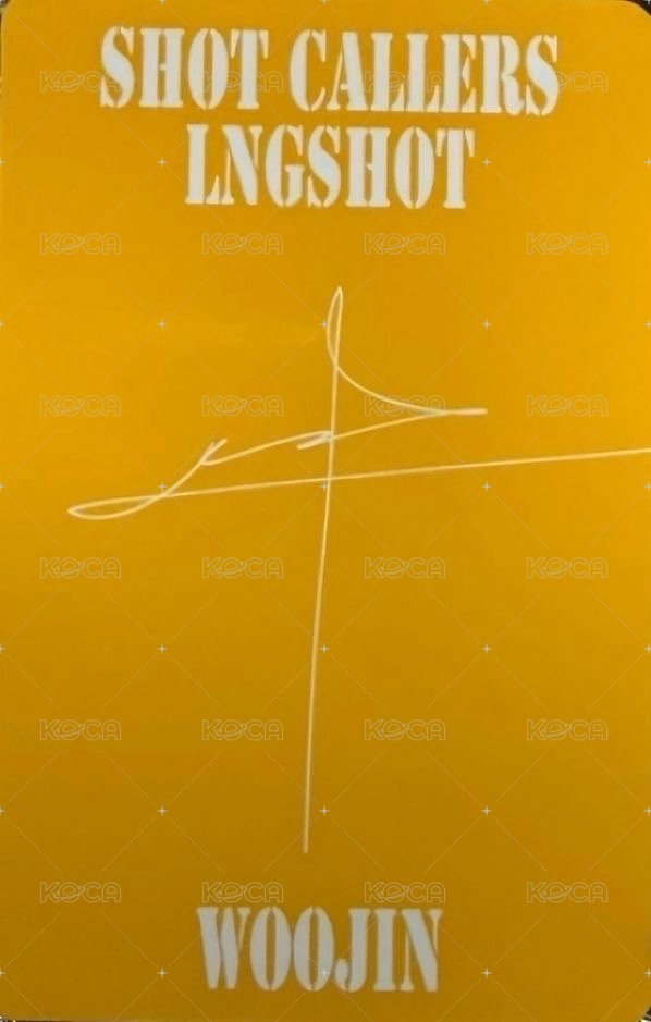 迷你一 專輯卡 Magazine Ver. 背面