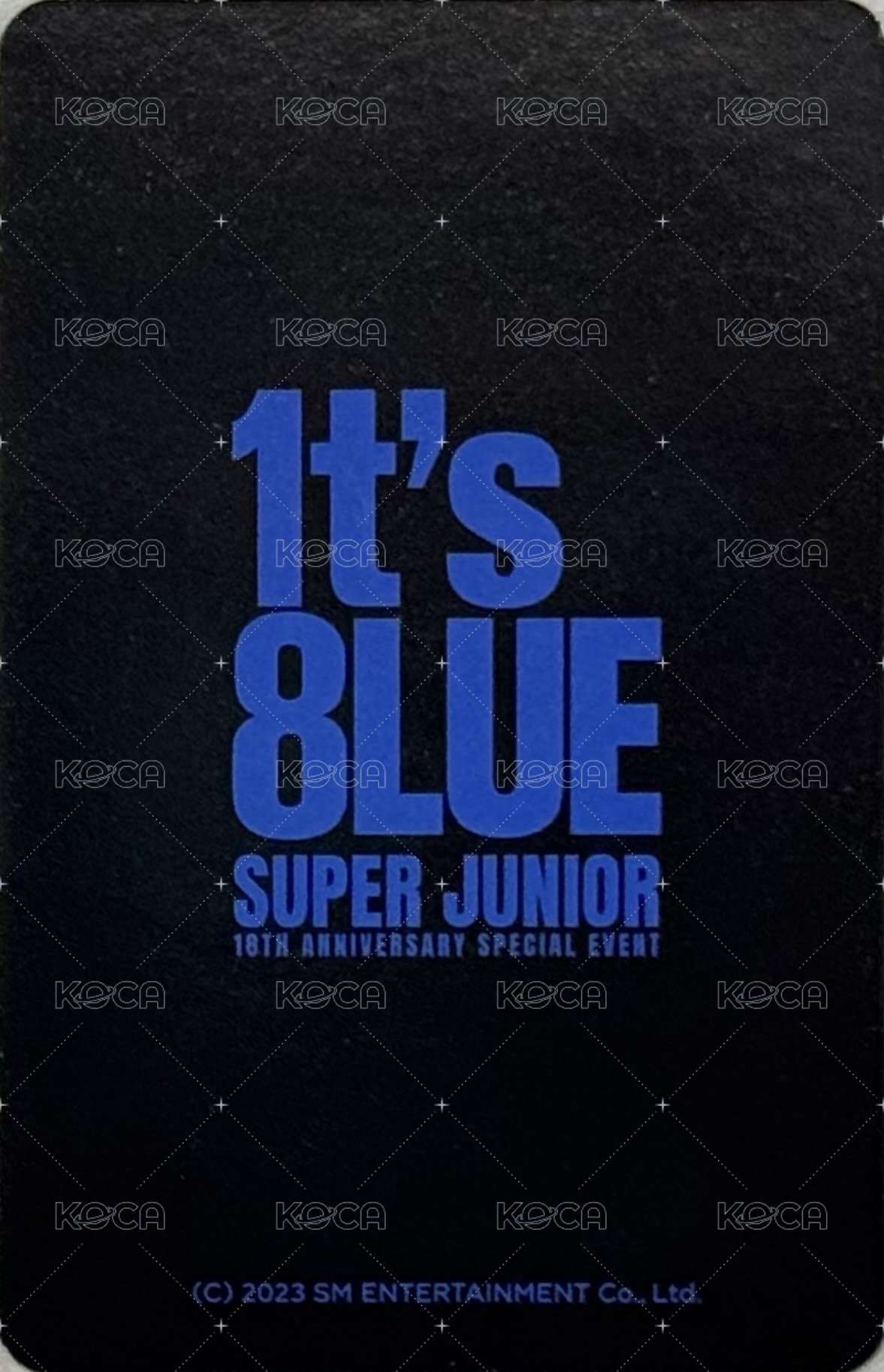 18週年特別活動「1t's 8lue」 隨機卡  背面