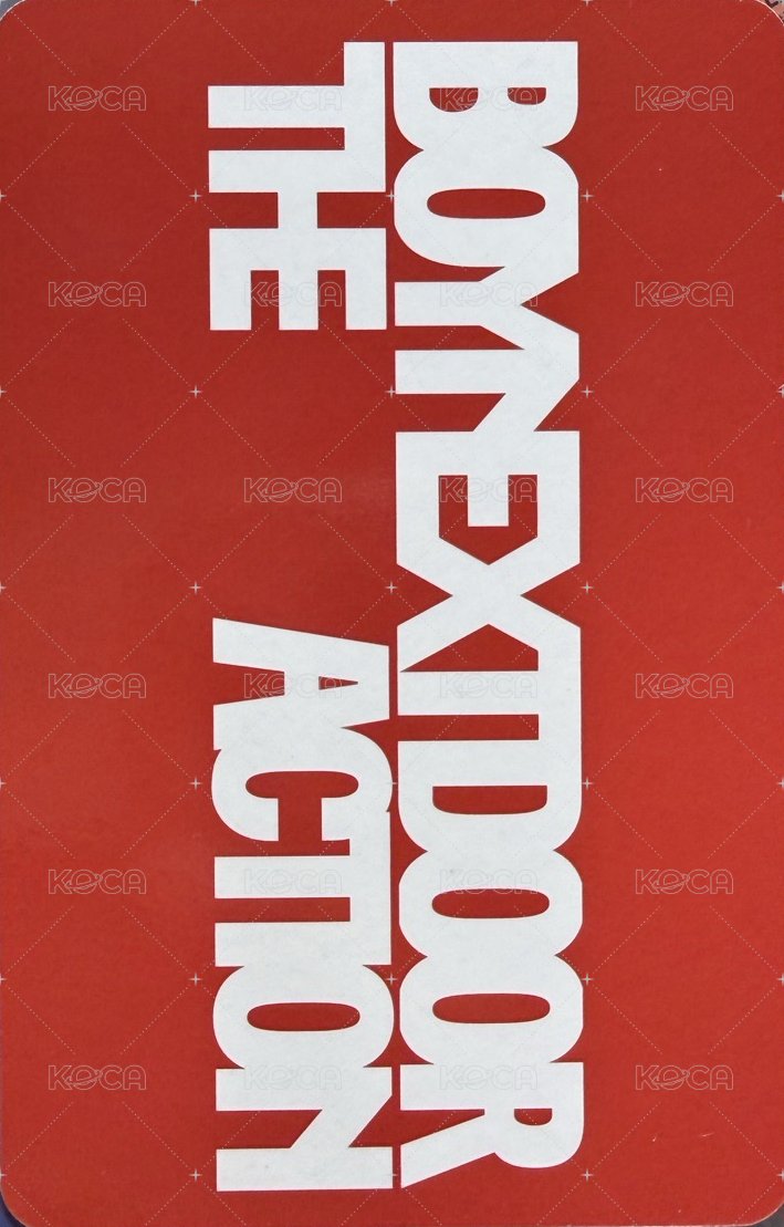 The Action General market 單封 特典卡  背面