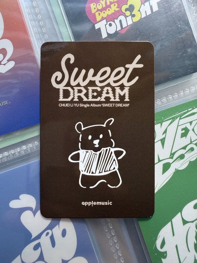 ✴️ Sweet DREAM am 簽售卡 小熊 手繪卡
