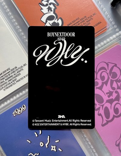 ❇️ WHY.. QQ音樂 新專造型卡 星光卡 明宰鉉