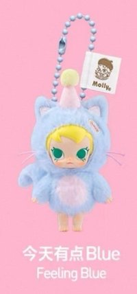Baby Molly 口袋朋友系列 公仔 今天有點Blue