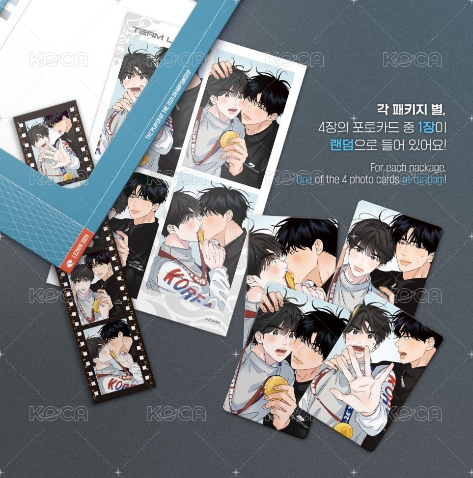 2024 TEAM LEZHIN JMEESHOP 相卡 四宮格 背面