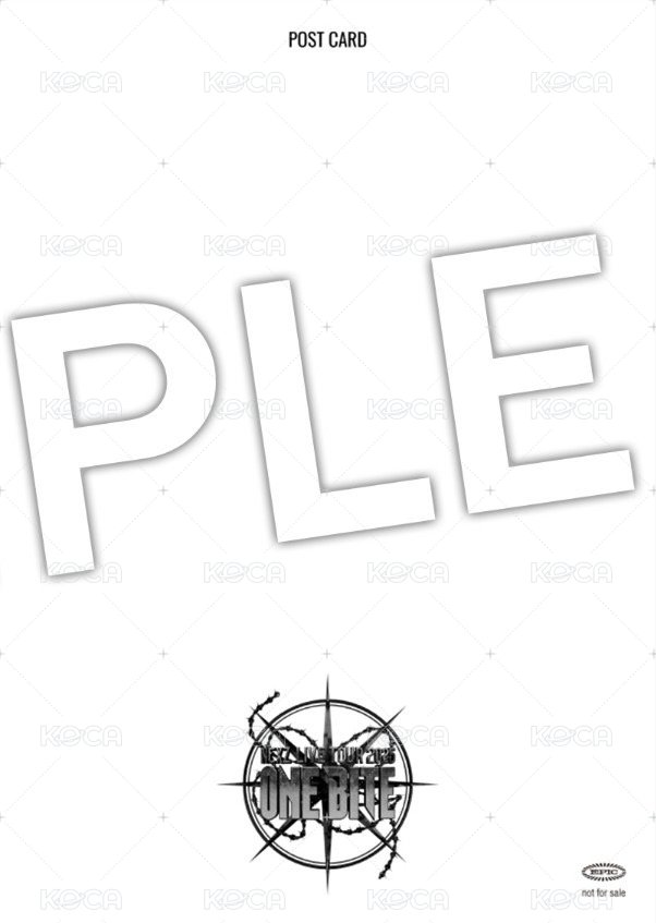 2025 日巡武道館藍光   nexz應援店 特典 明信片  背面