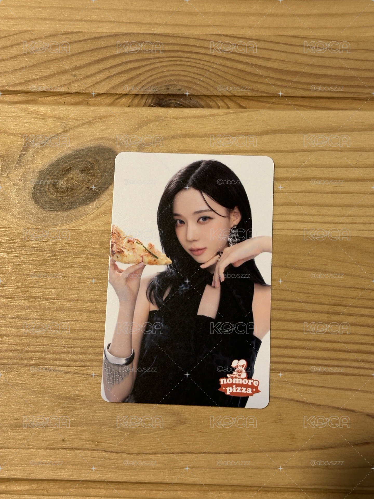 no more pizza 2.0 代言卡 有冬吉寧