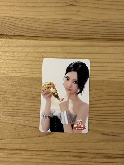 no more pizza 2.0 代言卡 有冬吉寧