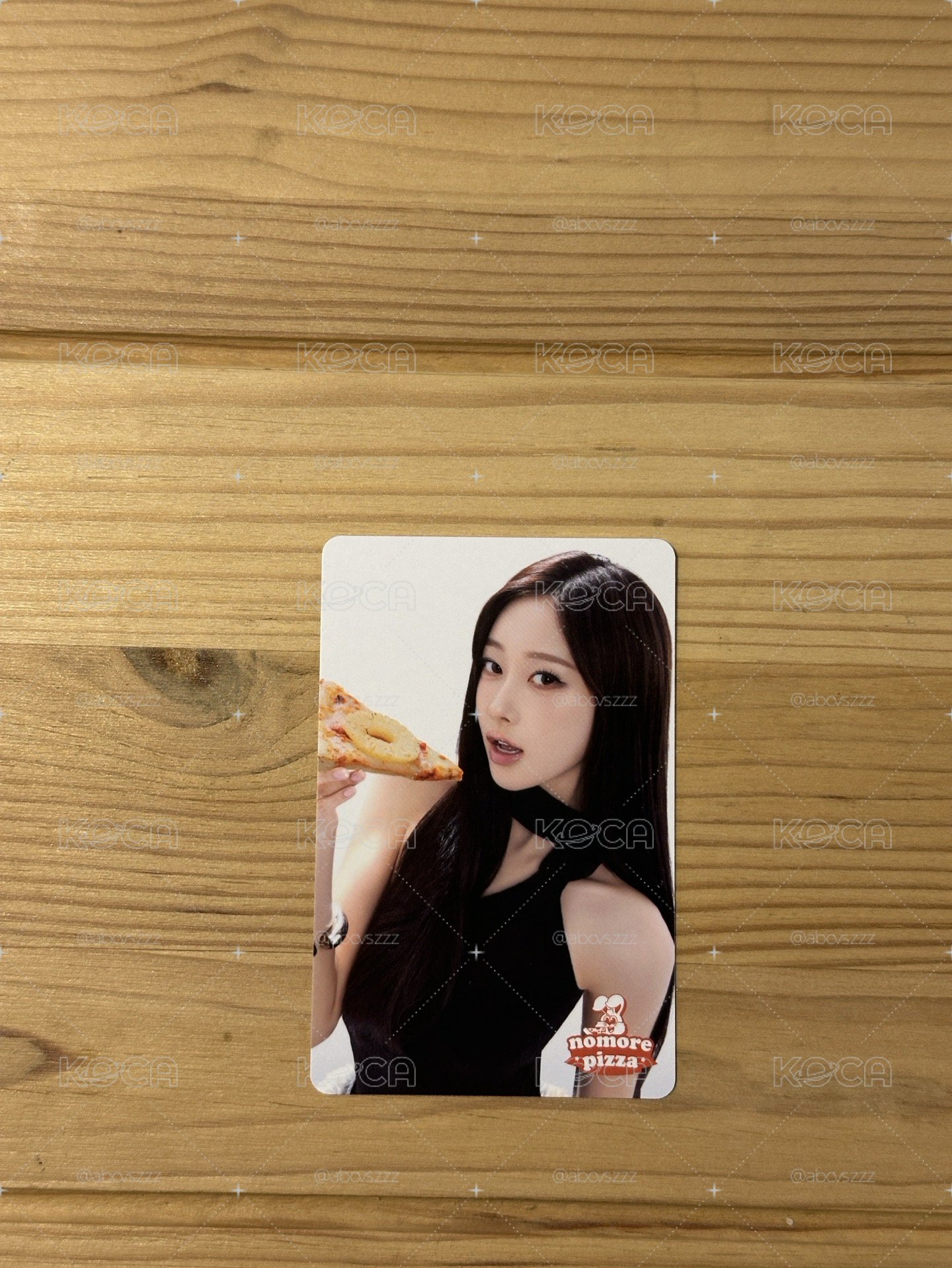 no more pizza 2.0 代言卡 有冬吉寧