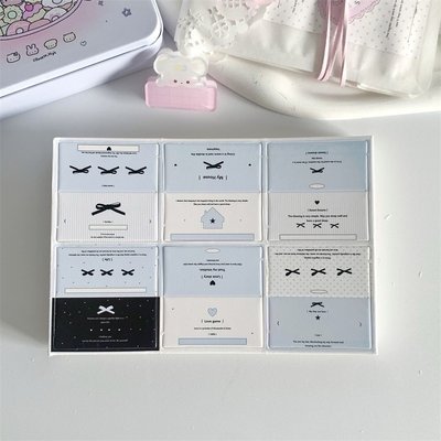 文創包材 ins韓系簡約迷你卡頭